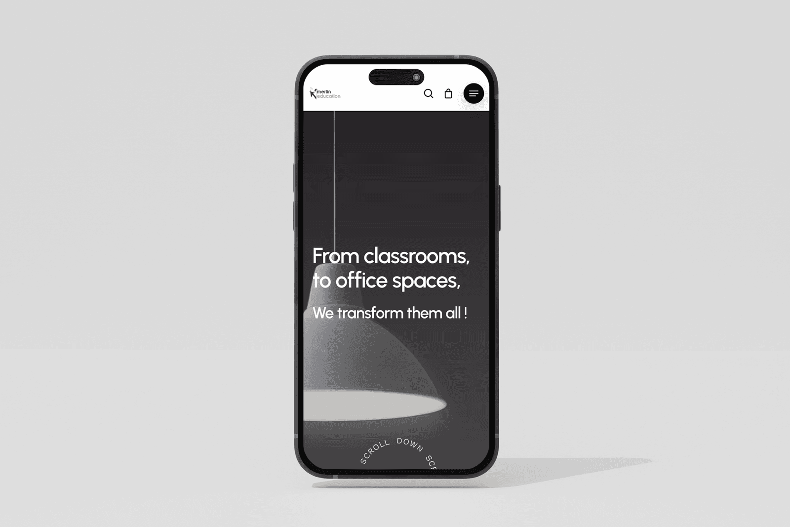 Merlin Education Education Branding, Websites design detail 1 — MBB, Malta